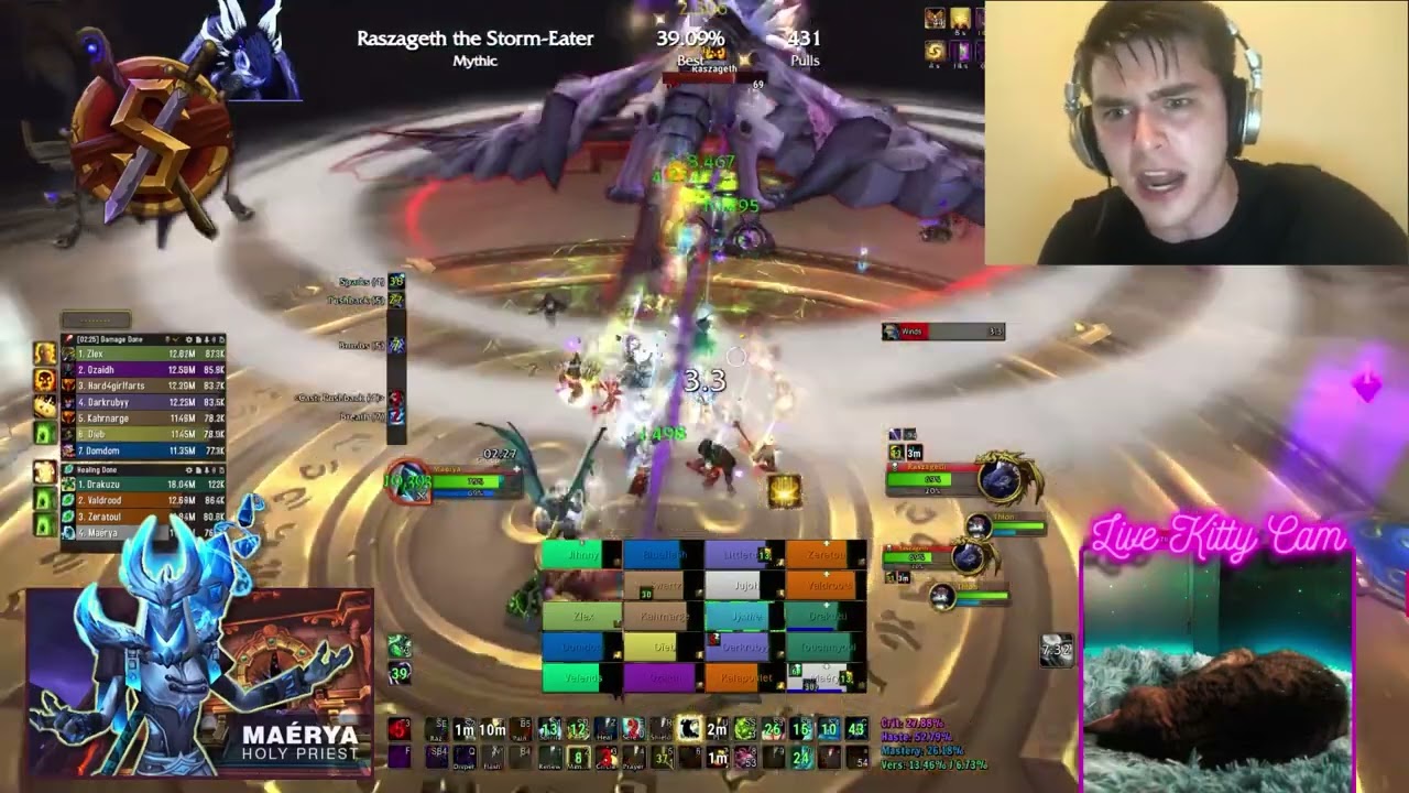 DK vs Priest - Mythic Raszageth