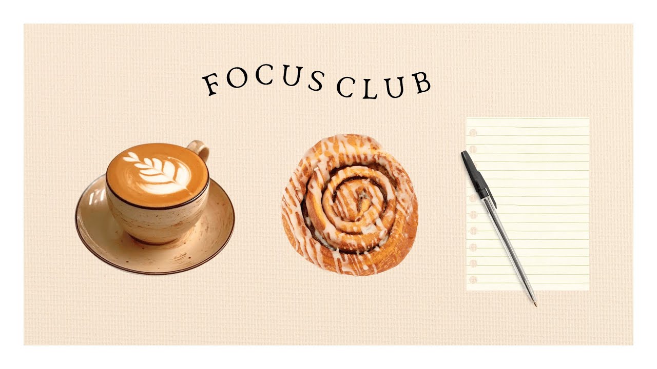 𝙁𝙊𝘾𝙐𝙎 𝘾𝙇𝙐𝘽 | 120 min nonstop focus timer ☕ | 2HR timer with cozy cafe music