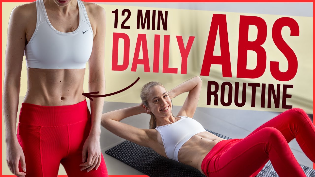 DAILY 12 MIN ABS ROUTINE! (my super effective ab workout for more than 5 years)