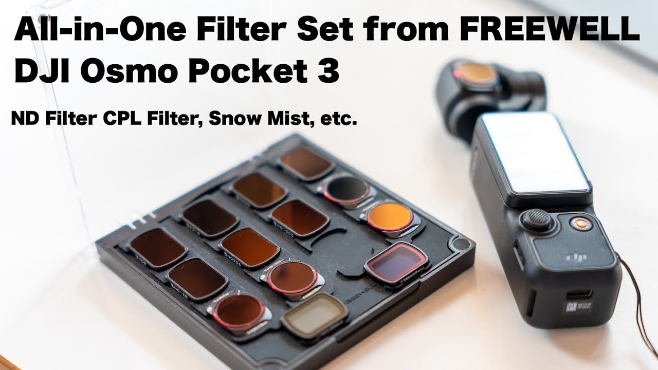 DJI Osmo Pocket 3 Filter Set /ND Filter CPL Filter, Snow Mist, etc. from FREEWELL