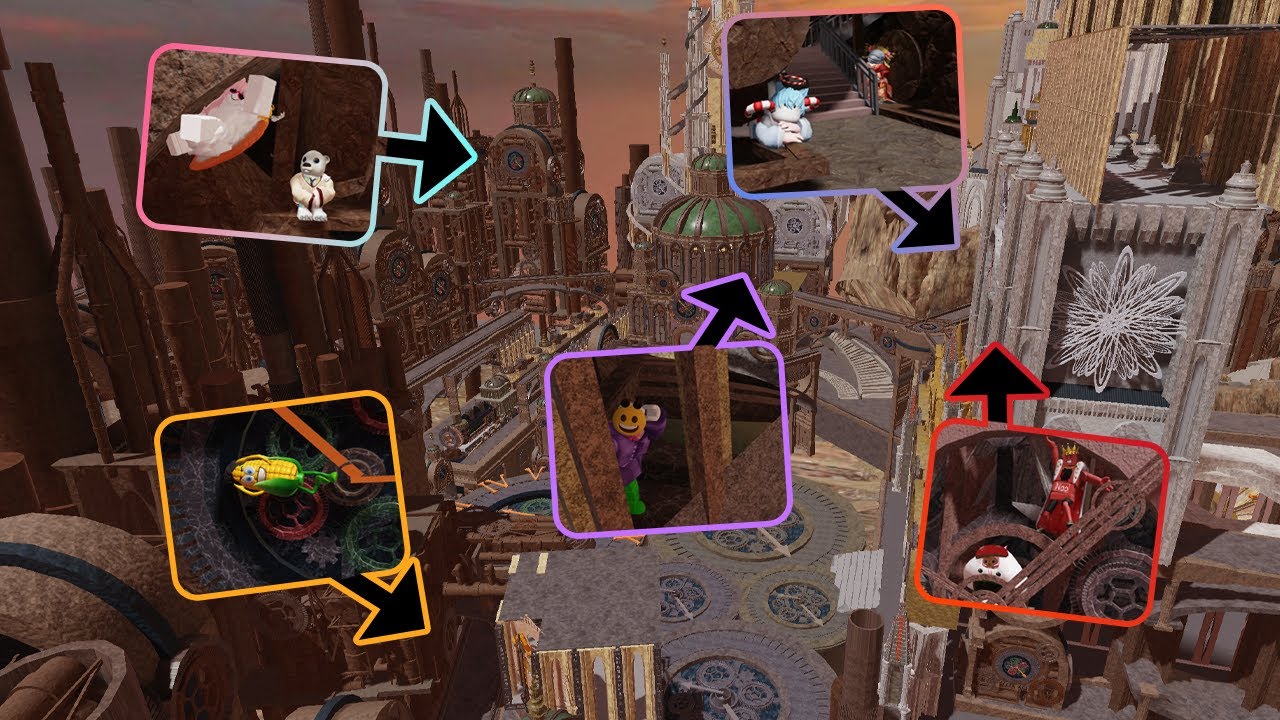 神建築士が作った巨大かくれんぼマップで30人全員見つけるまで終われません！【Roblox】