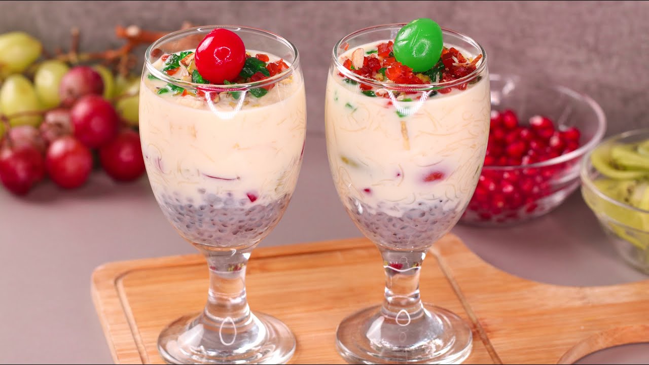 CREAMY VERMICHILLI CUSTARD | SEMIYA CUSTARD FALOODA | FALOODA DESSERT | N'Oven