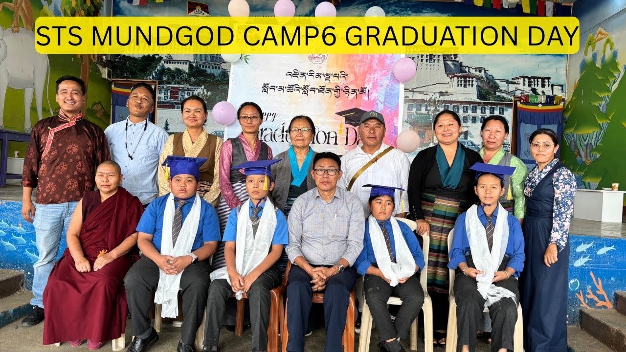 STS Mundgod camp6 Graduation day #tibetan #dance #tibetanvlogger #mundgod 