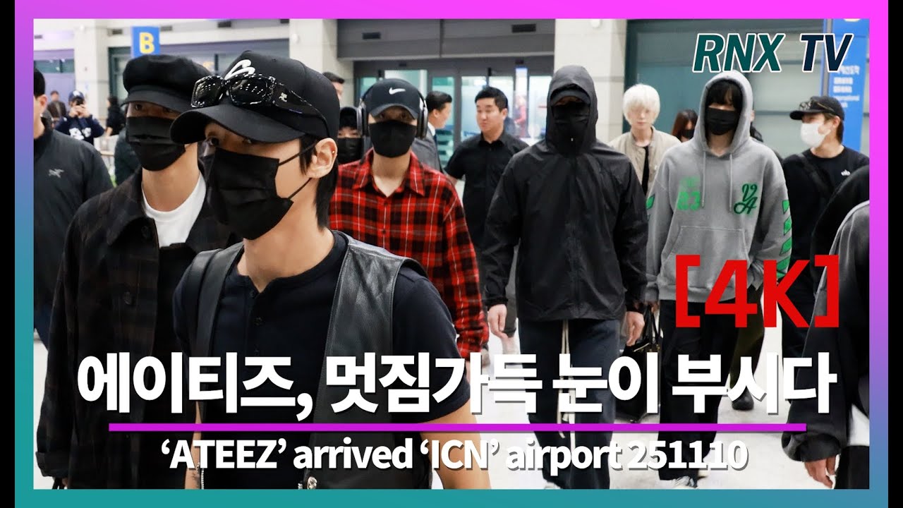 251110 ATEEZ, чем больше смотришь, тем больше влюбляешься в их обаяние! - RNX tv