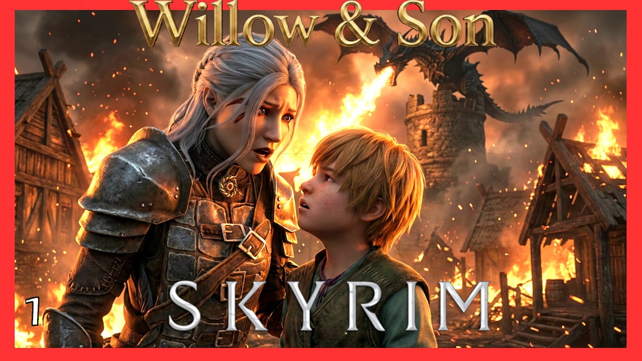 Skyrim Willow & Son 001 (Main Quest) | Meeting my Son! (Immersive, Casual, Survival)