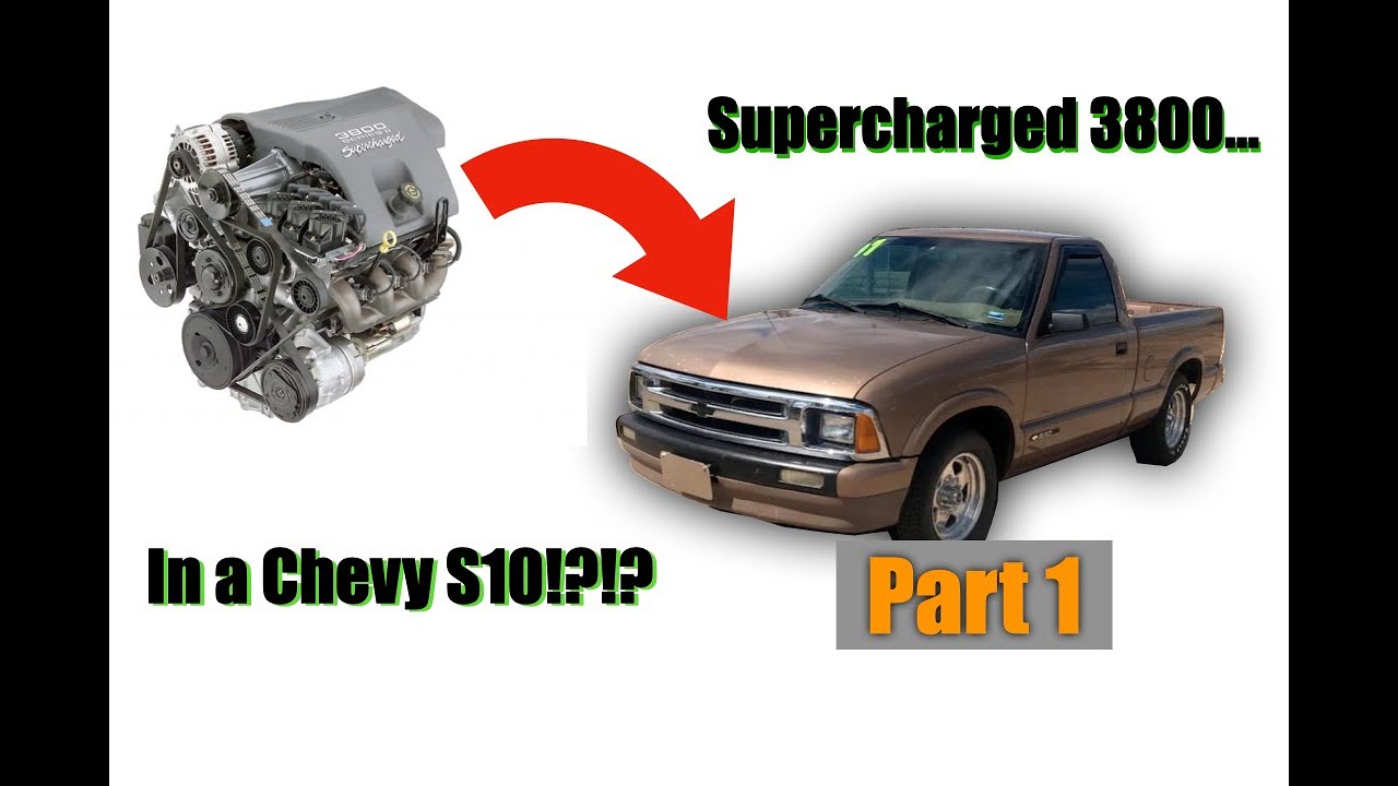 Swapping a SUPERCHARGED 3800 into a CHEVY S10!! Part 1. | SSEI Bonneville engine removal.