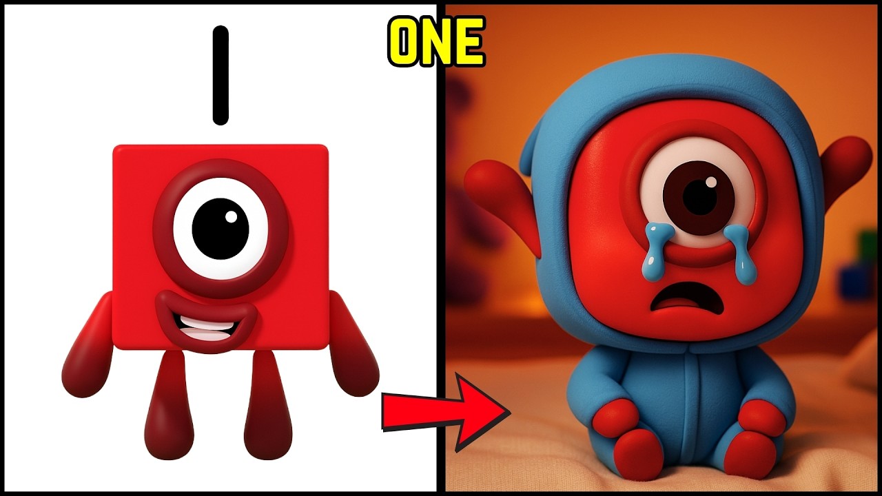 🔢Цифровые кубики в детском исполнении! 🍼👶 | Очаровательное математическое развлечение для детей