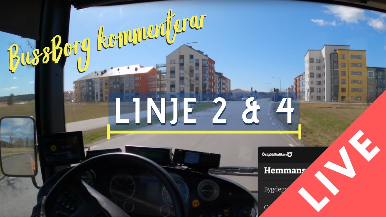 LIVE: BussBorg kommenterar Linje 2 & 4