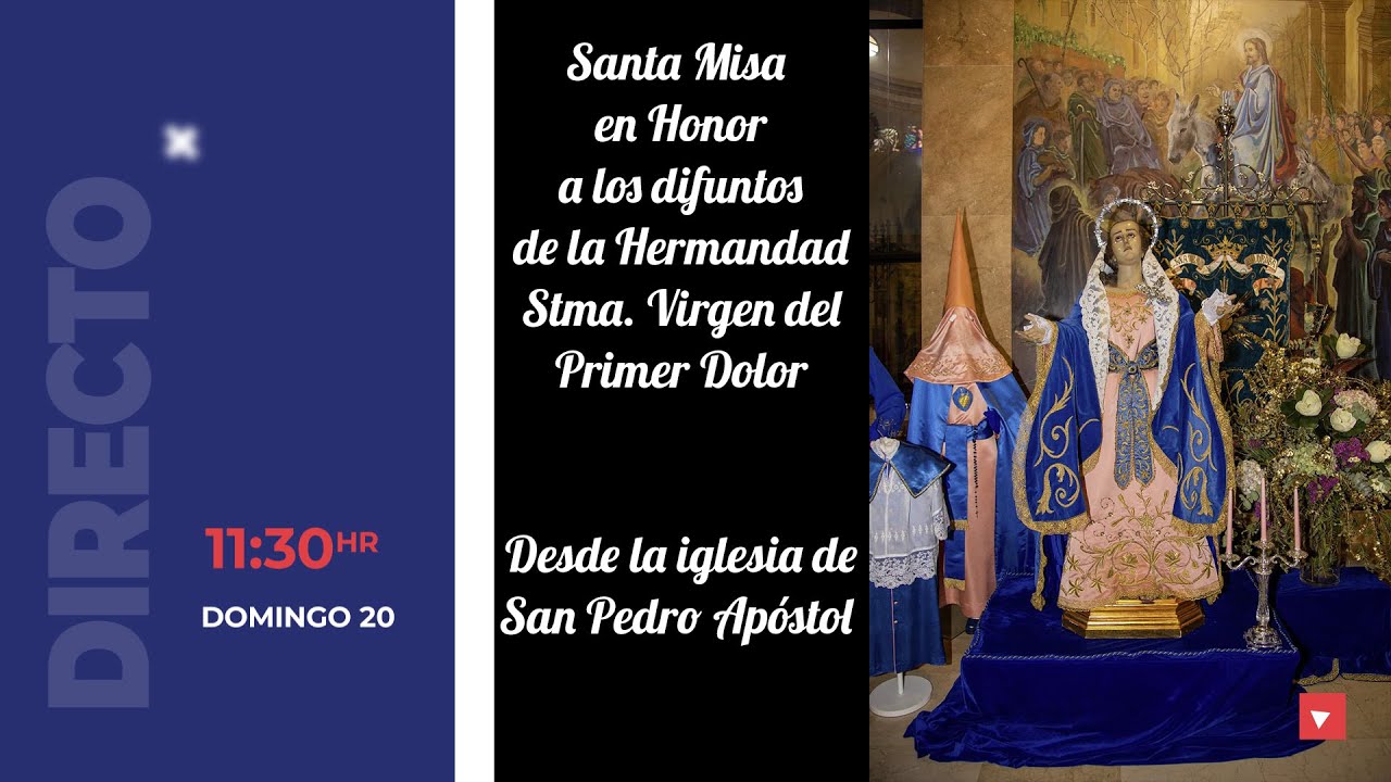 🔴 DIRECTO | 🙏🏻MISA SOLEMNE desde ⛪ San Pedro Apóstol |