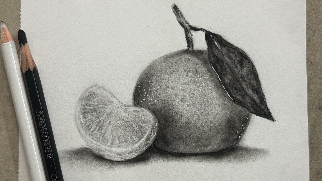 Easy still life drawing | Charcoal pencil drawing | How to draw still life| Drawing Tutorial