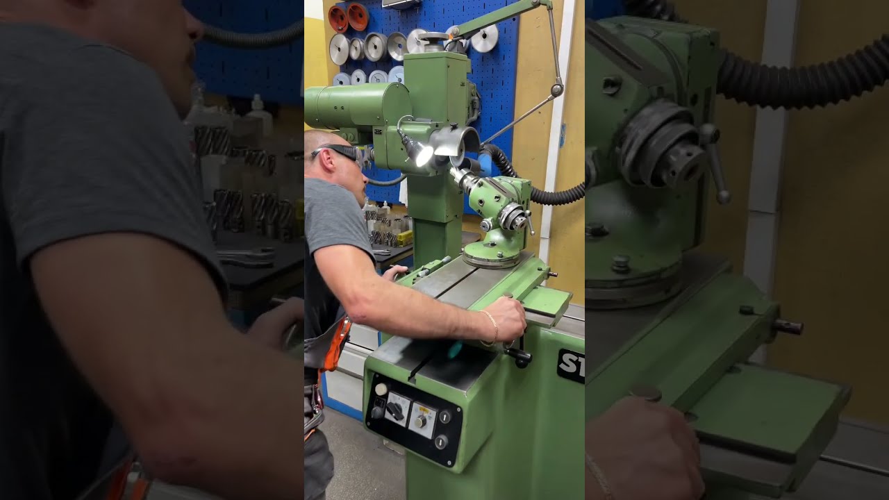 Annular cutter sharpening