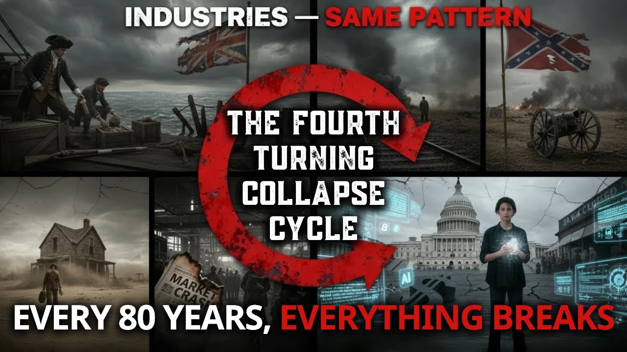 The Fourth Turning Collapse Pattern: Every 80 Years America Resets &mdash; And 2025 Is the Breaking Point