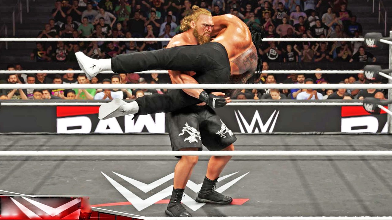 WWE 2K26 - Roman Reigns vs Brock Lesnar - Gameplay (PS5 UHD) [4K60FPS]