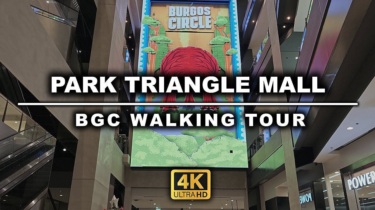 New Modern Mall in BGC!! PARK TRIANGLE MALL | 4K Walking Tour