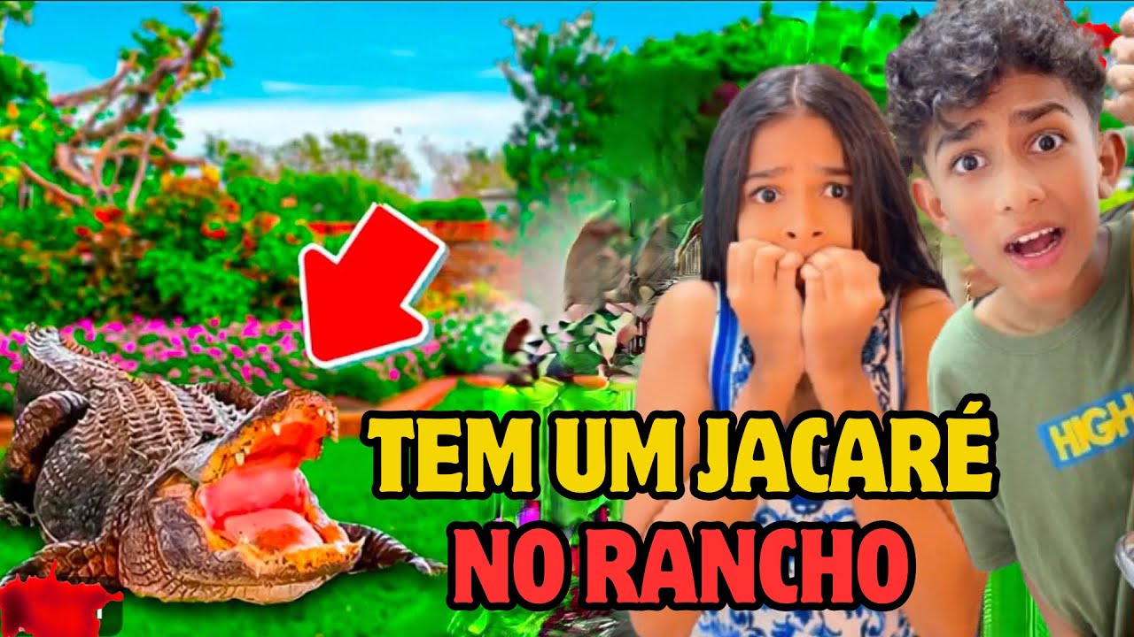 APARECEU UM JACARÉ NO RANCHO* como vamos tirar ele?!