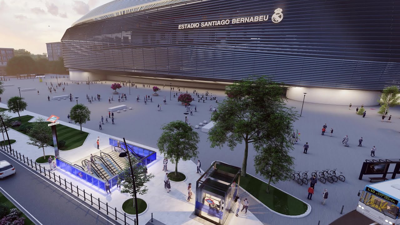 Nuevas obras en la estación Santiago Bernabéu 