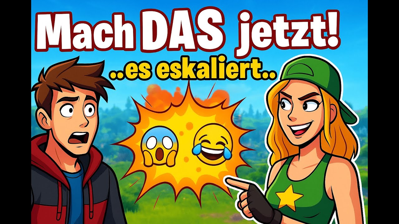 Ich musste ALLES machen, was sie sagt… (FORTNITE) und es eskaliert 😳😂