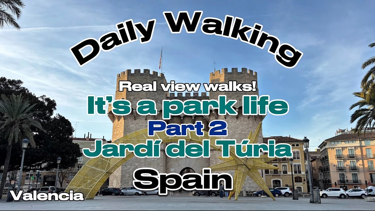 Daily #walking :Bioparc & Tulia park #citywalk #walkingtour #walkingvideo #valenciaspain 