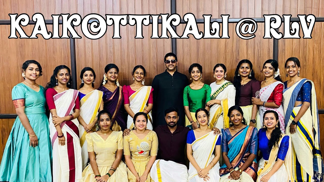 Kaikottikali @ RLV College by Bharathanatym students #onamcelebration 🌼🌸🌺