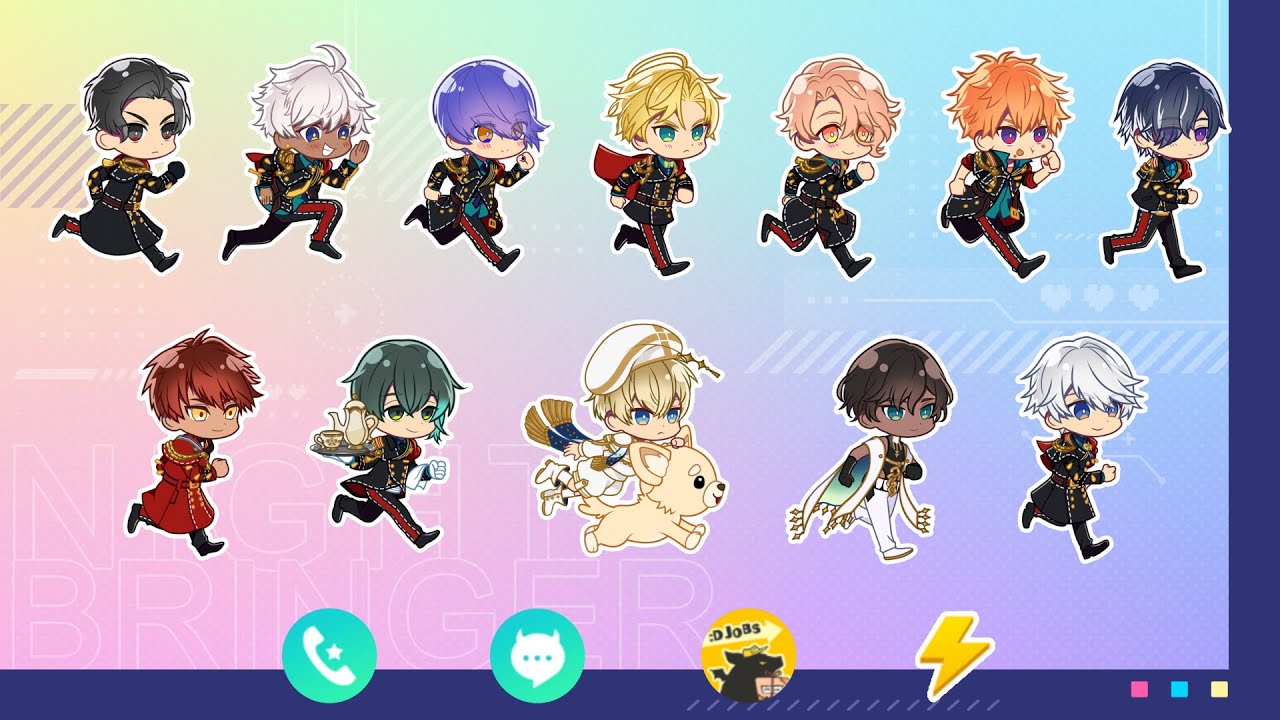 【Obey Me Nightbringer】全キャラ通知ボイス【All character's notification sound】