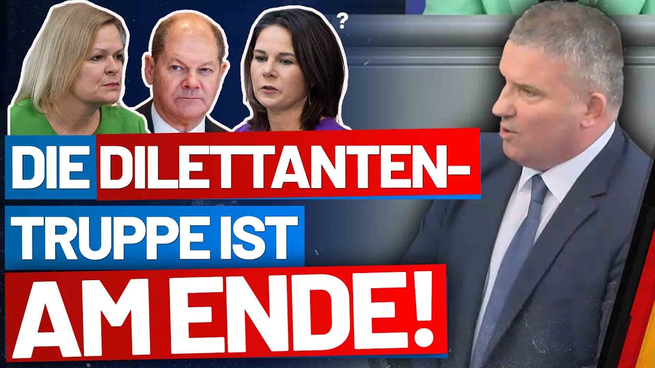 🚫Es reicht: Die🚦-Dilettanten-Truppe ist am Ende! Martin Hess - AfD-Fraktion im Bundestag