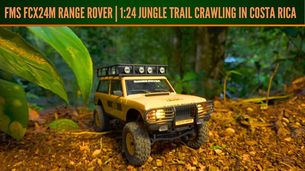 FMS FCX24M Range Rover | 1:24 Jungle Trail Crawling in Costa Rica 🌿