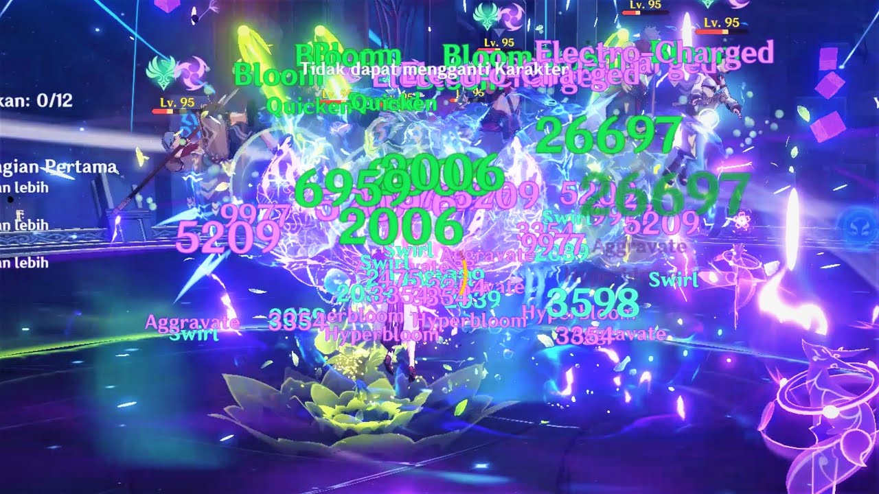 More and more i play Yae Miko, now i'm in love.. | Hyperbloom Yae ft. Kokomi, Sucrose, Dendro MC