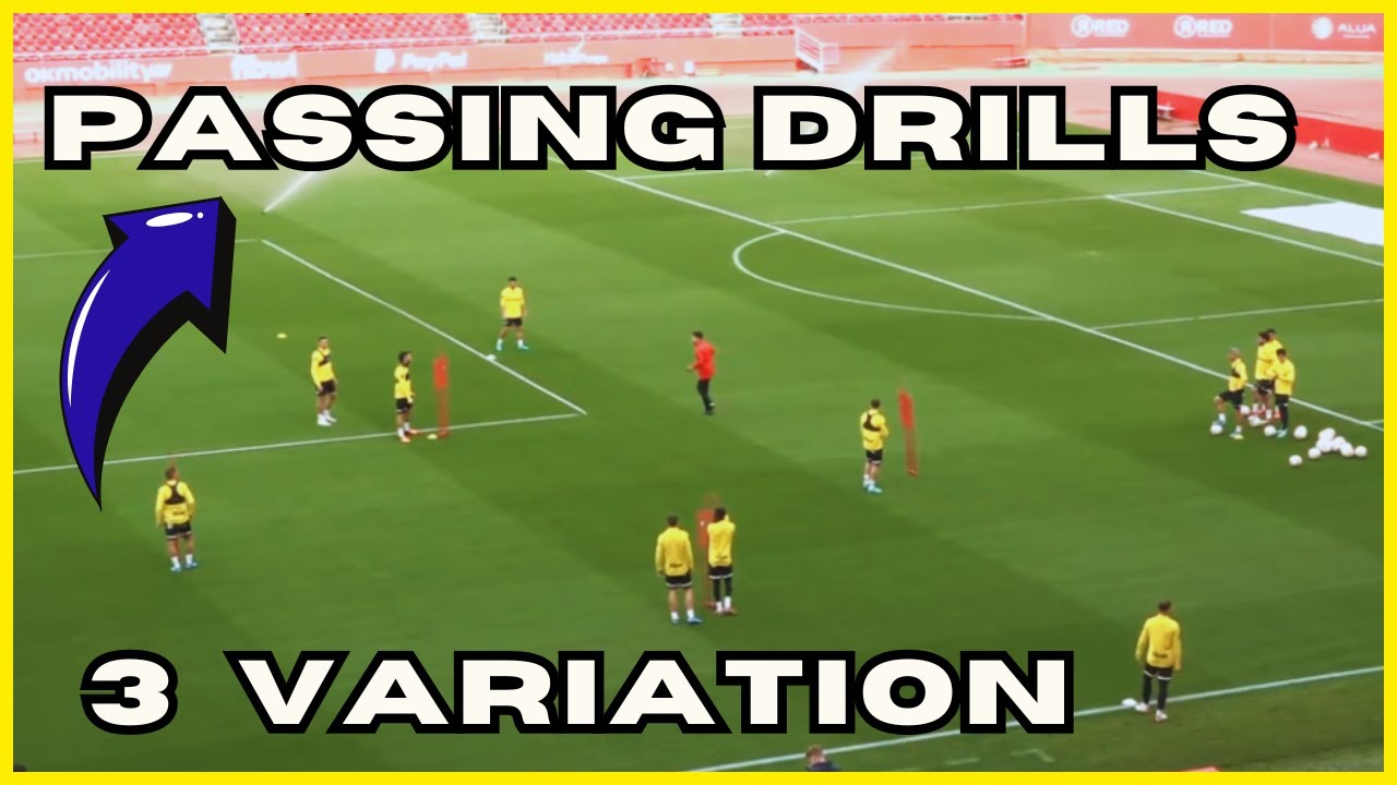✅ Intense Passing Drills Football / 3 Variation