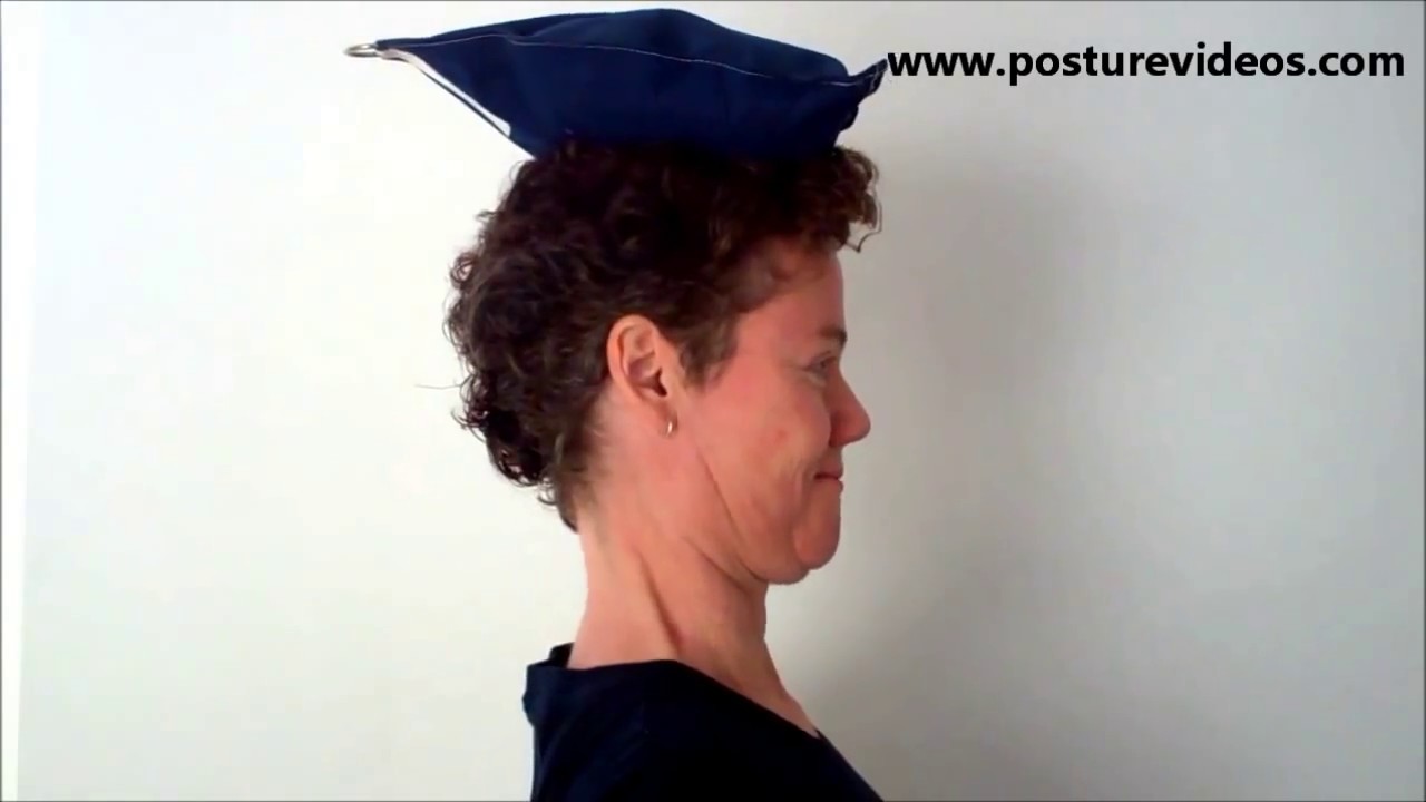 Weighted Chin Tuck -  Reduce forward head appearance (Part 2)