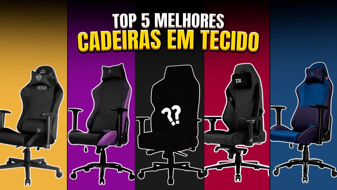Qual CADEIRA GAMER em TECIDO Comprar em 2026? 5 Melhores Atualmente ✅