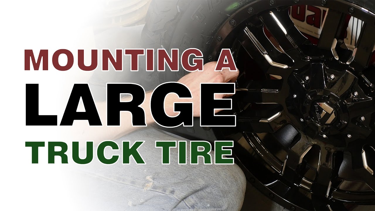 Mount and Balance a Large Truck Tire Like a Pro