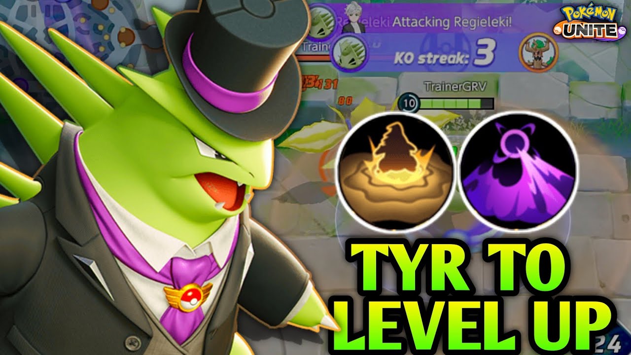 Tyranitar melting enemies in their Goal Zone with this Solo Q Build | Pok&eacute;mon Unite | Gameplay Hindi