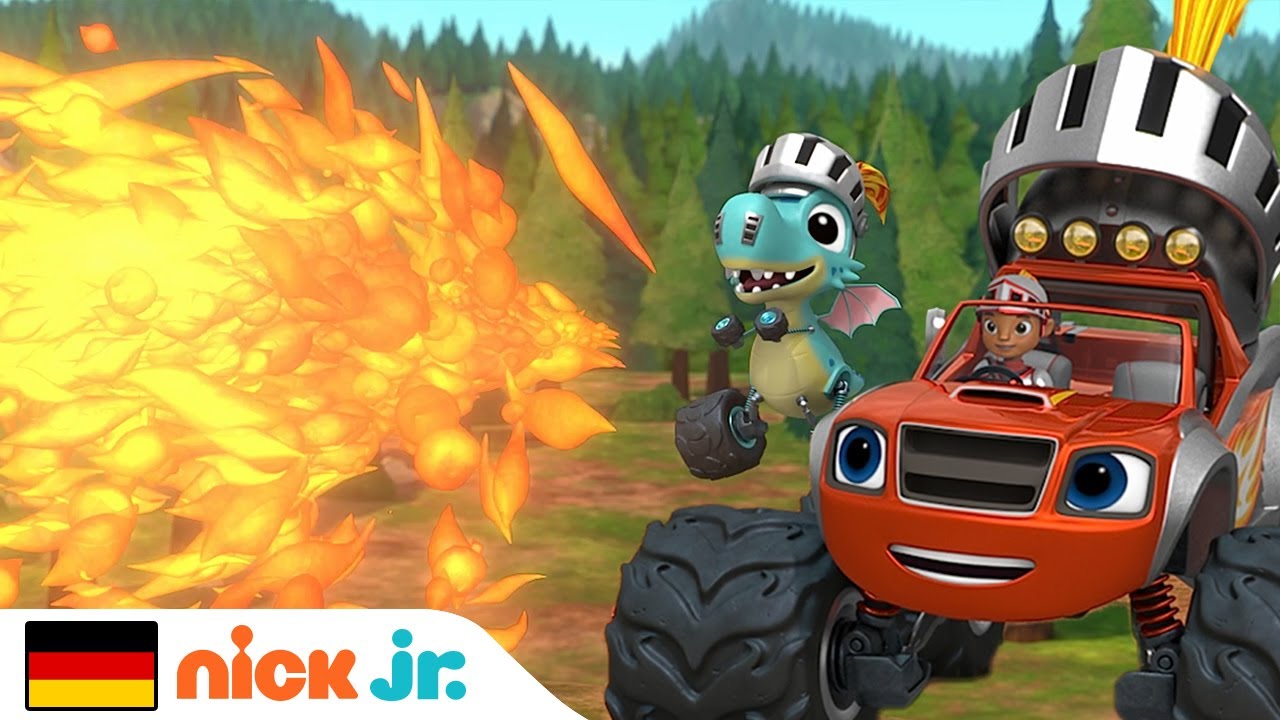 Blaze und die Monster-Maschinen | Blaze und AJ sind Ritter! | Nick Jr. Deutschland