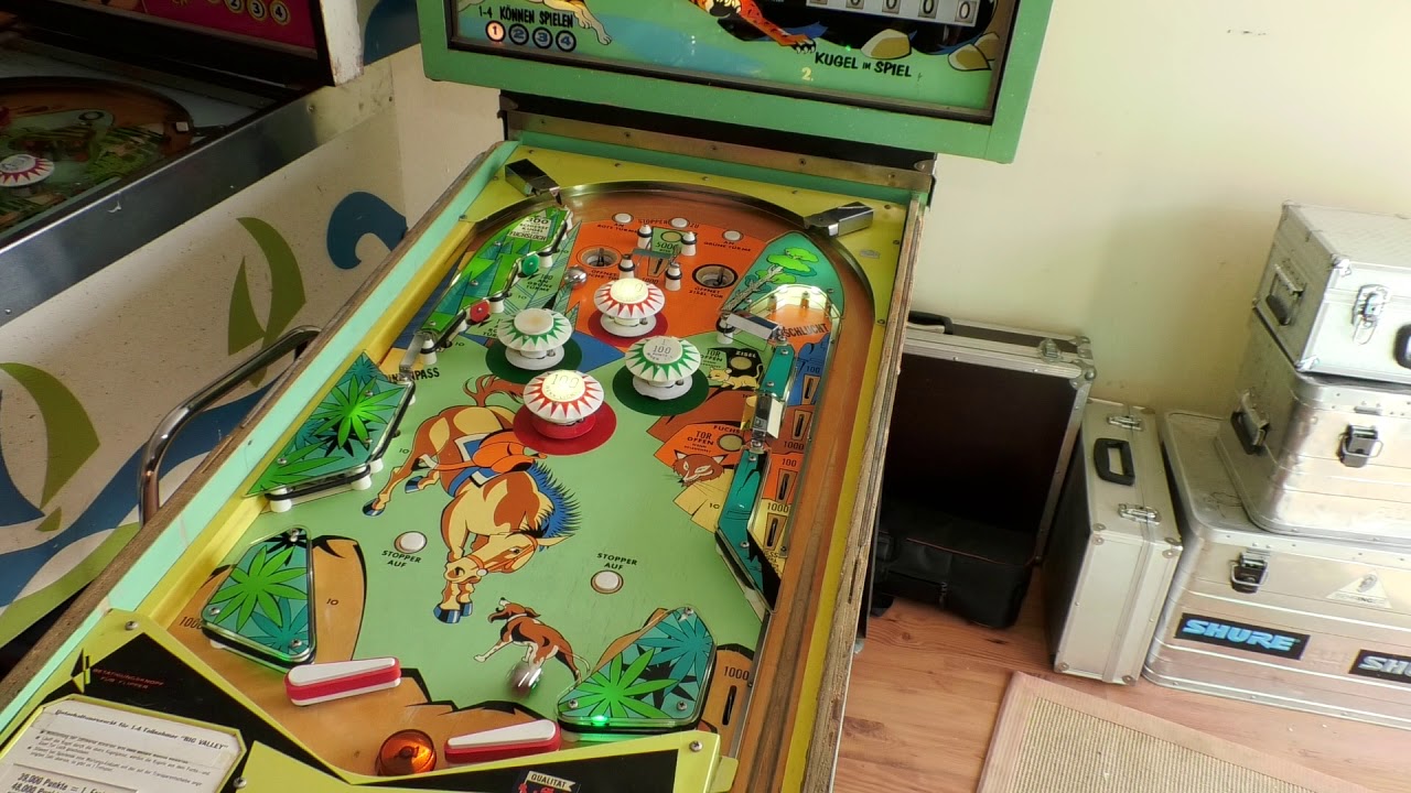 #52 Flipper Big Valley, Gameplay, Bally Pinball Automat