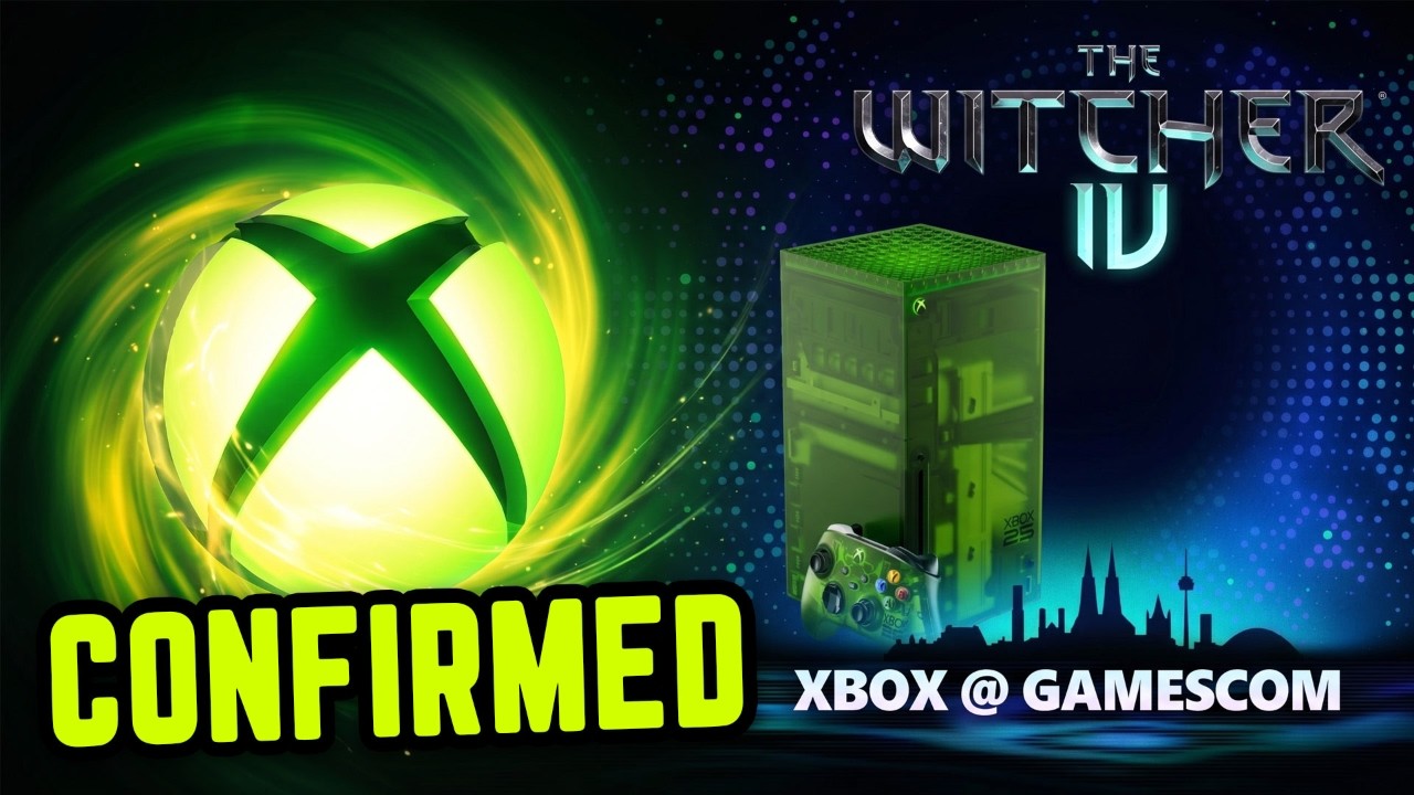 CONFIRMED! XBOX Reveal at Gamescom | Witcher 4 Release | XBOX Series X25