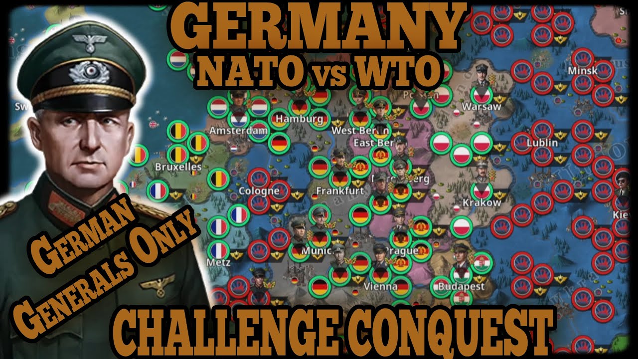 🔥 GERMANY 1960 CHALLENGE CONQUEST! German Generals Only 🔥