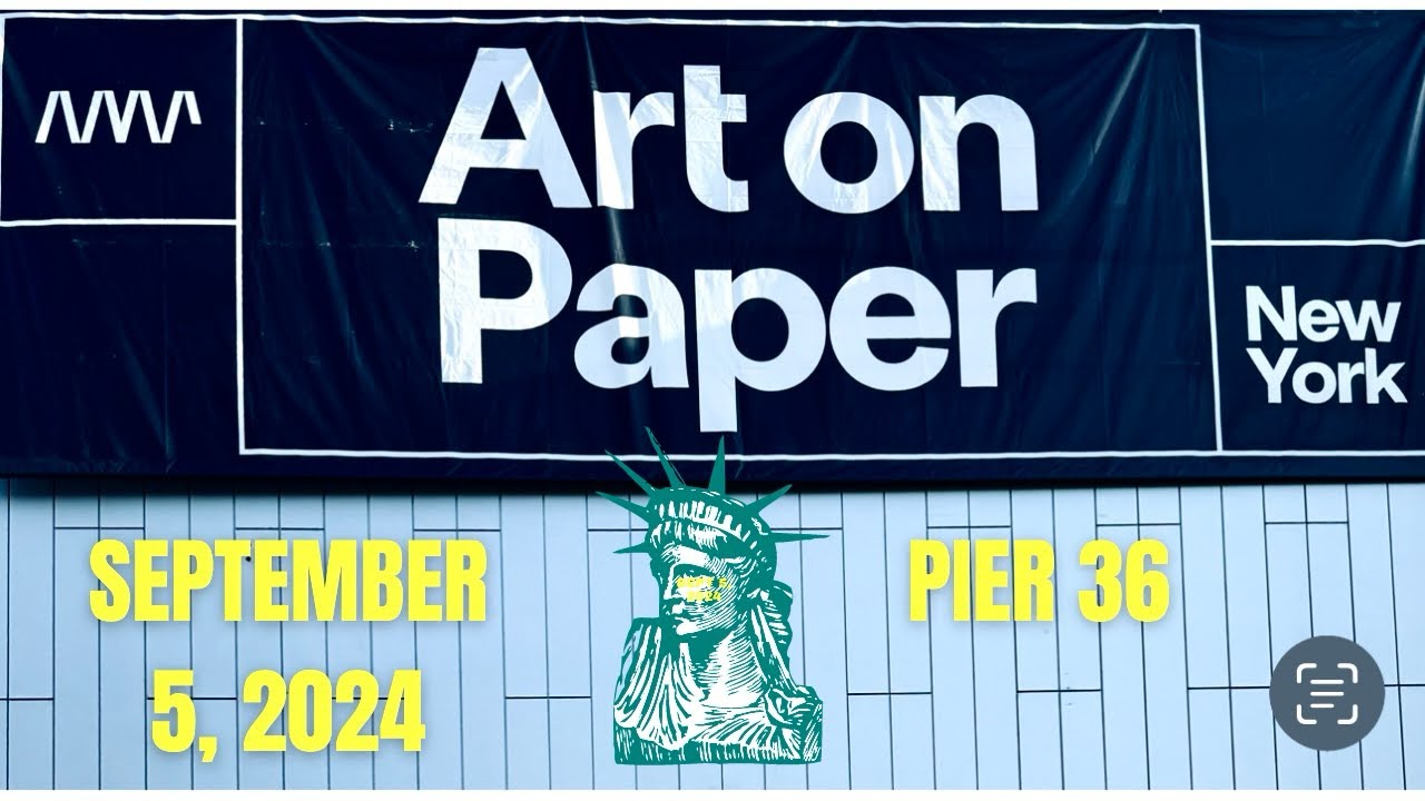 ART ON PAPER NEW YORK 2024. ART FAIR. Opening evening. September 5, 2024. Pier 36