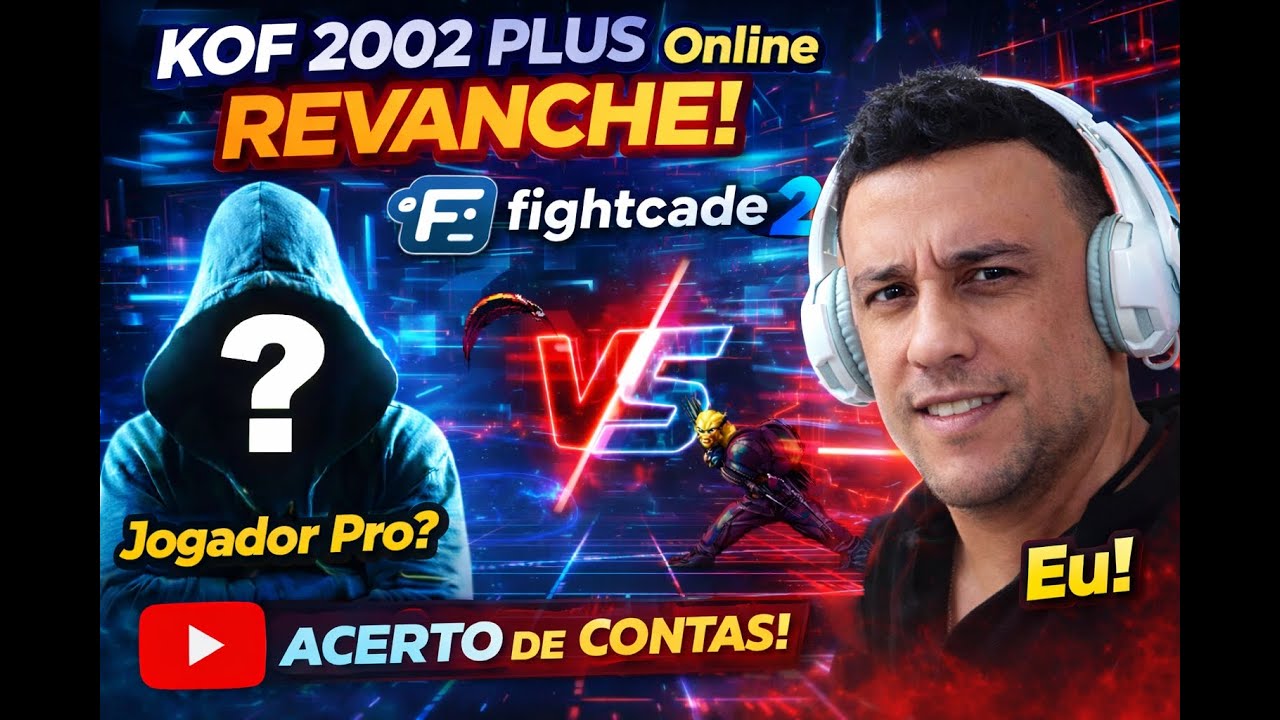Enfrentei um Jogador Pro do KOF Plus Fightcade? (Revanche) #kof #kof2002 #fightcade2 #johnrambo2049