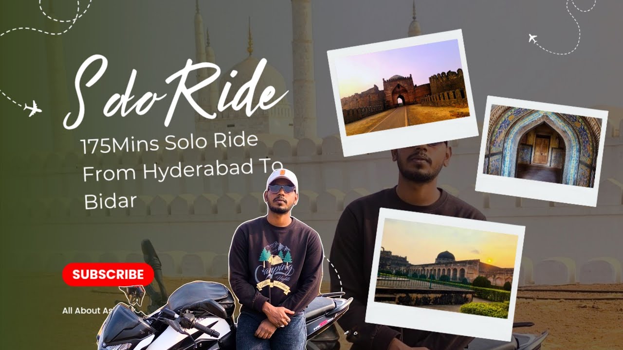 NON STOP 6Hours Solo Ride (1hour Visit) NS 125⚠️Hyderabad to Bidar Up down #soloriderhyderabad #solo