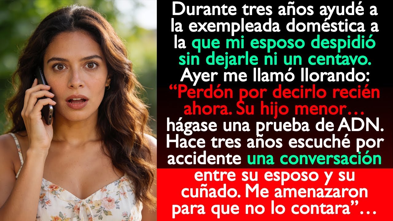 «Perdón por decirlo recién ahora. Hágale una prueba de ADN a su hijo. Escuché por casualidad…»