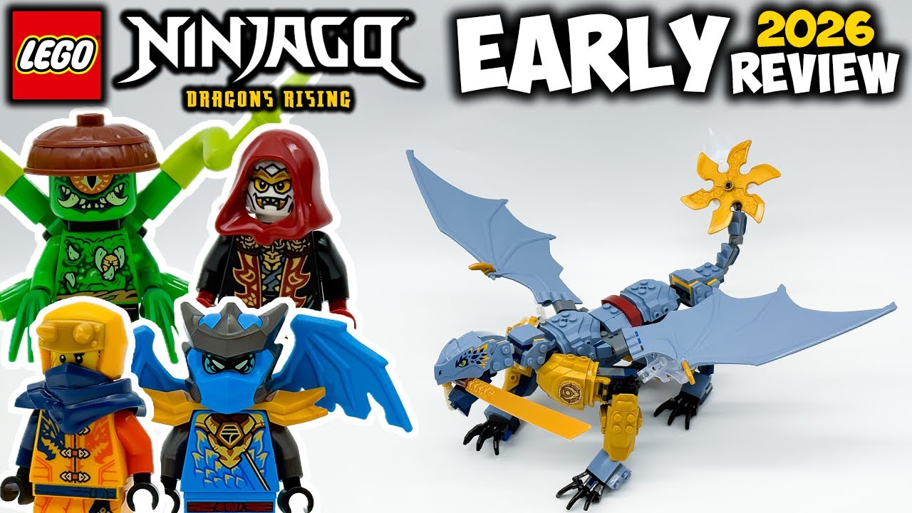 Ninja Dragon Riyu's Battle EARLY 2026 Review! Ninjago Dragons Rising Season 4 Set 71855