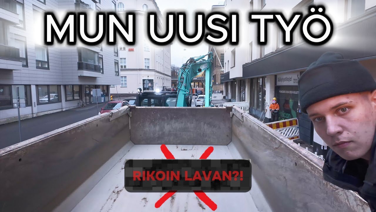 Ensimmäinen Työpäivä Rekkakuskina – ei päättynyt hyvin