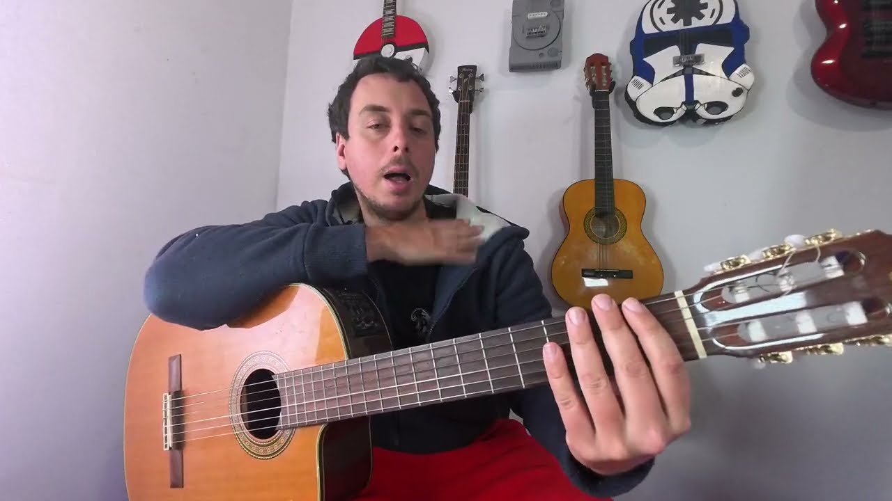 La posizione della mano sinistra  - Lezioni di chitarra