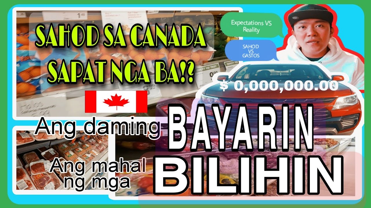 SAHOD SA CANADA 🇨🇦 SAPAT NGA BA? || OFW CANADA || PINOY IN CANADA
