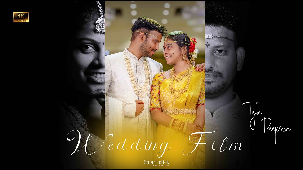 Best telugu wedding teaser-2025 I Teja Deepica I SmartClick PHOTOGRAPHY II Wedding Highlights 4K