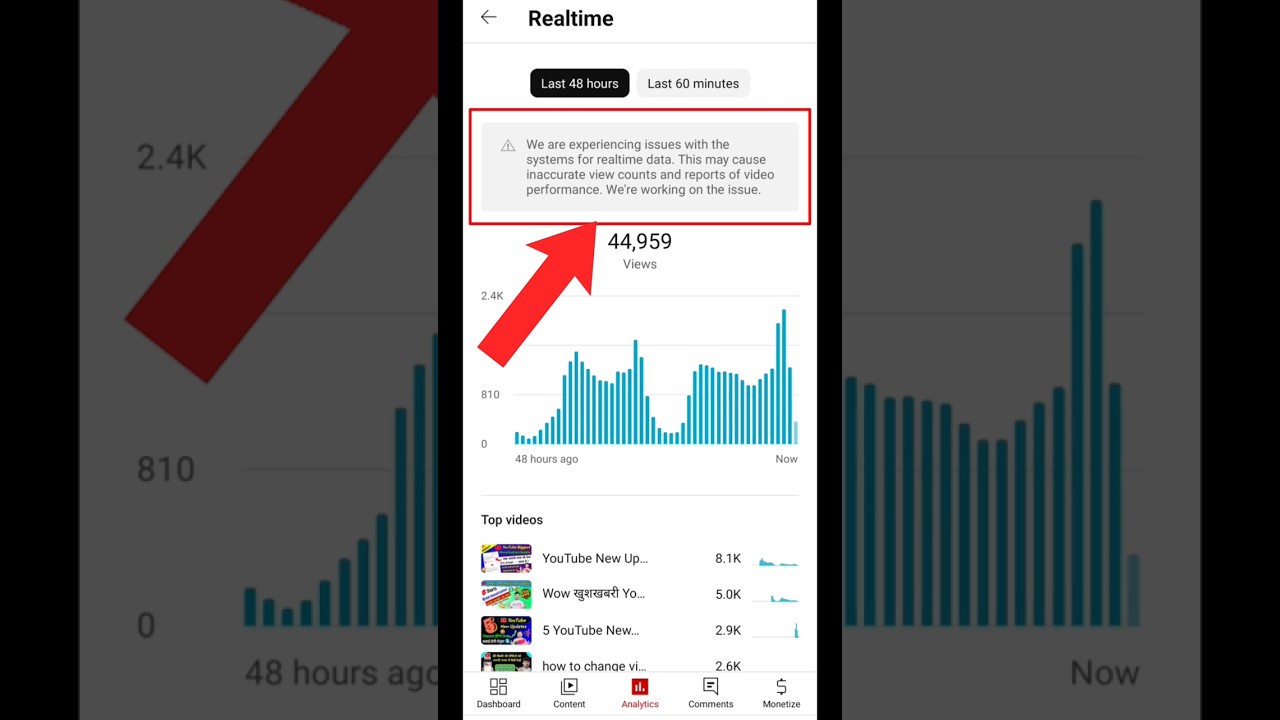 YouTube Realtime Views Count Problem #shorts #trending #ytshorts