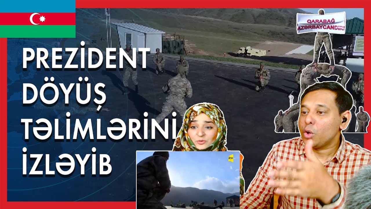 Pakistani Reaction -  Prezident İlham Əliyev Hadrutda Komandonun döyüş təlimlərini izləyib