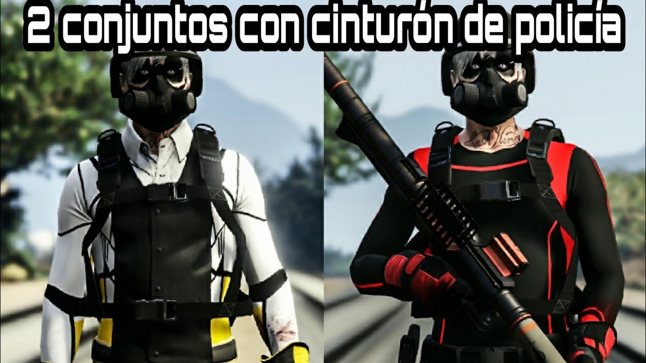 Gta v online | 2 nuevos conjuntos con el cinturón de policía | *MODO CREADOR* --P R 3 D X T O R--