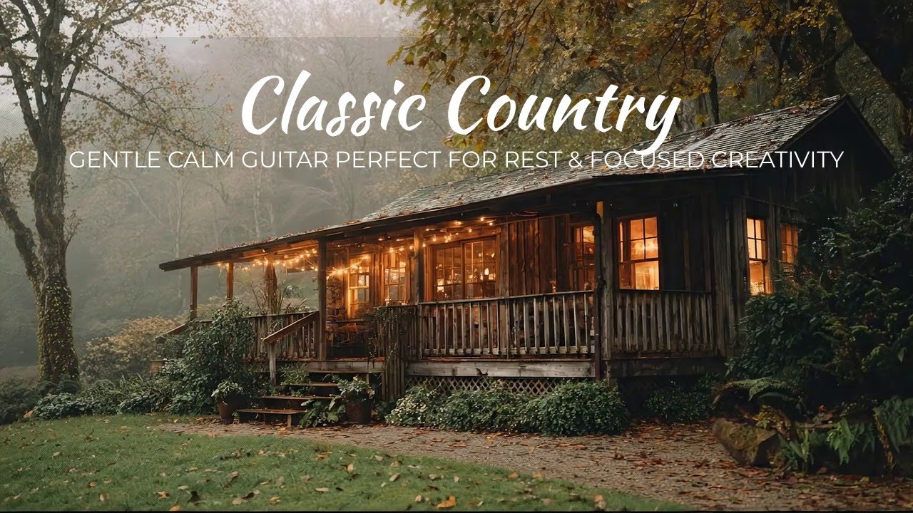 Classic Country | Gentle Calm Guitar Perfect for Rest & Focused Creativity
