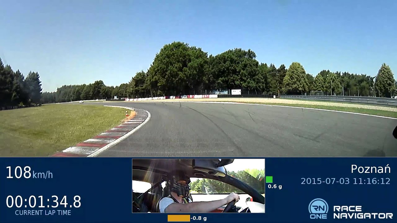 Race Navigator in the action / Gran Turismo Poznan 2015 / Driver Marek Zuchowski